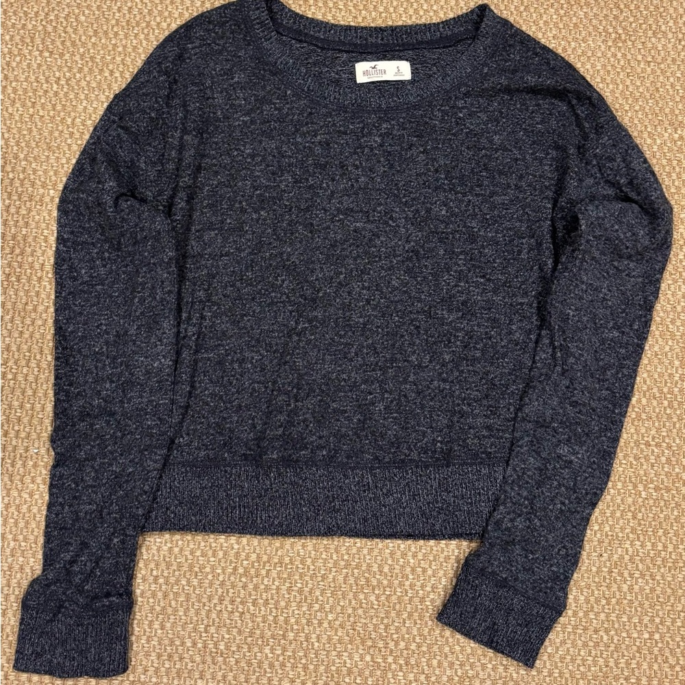 Hollister Charcoal Knit Sweater
